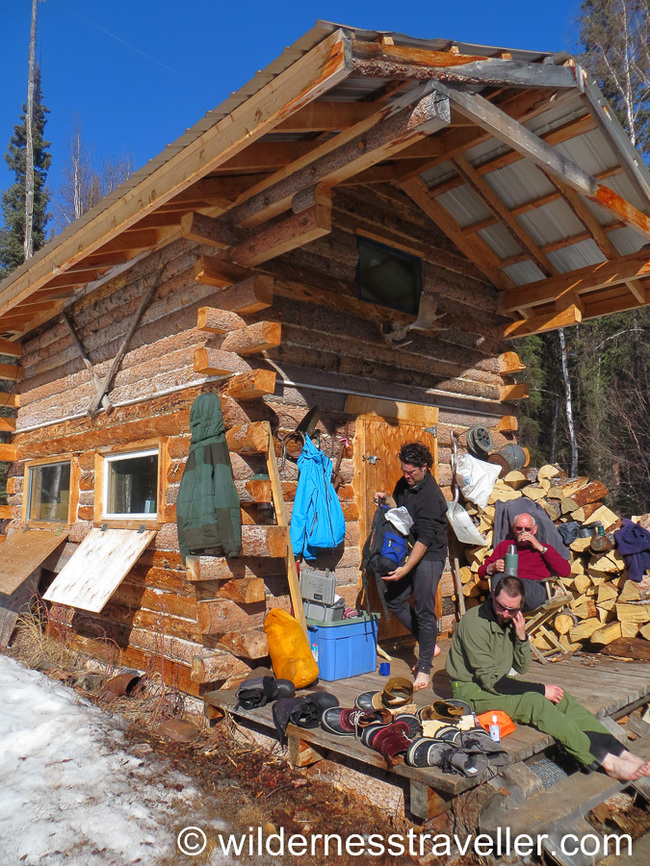Log cabin in Alaska