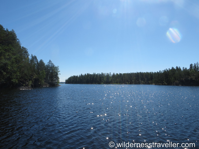 A sunny day on Lake Saimaa