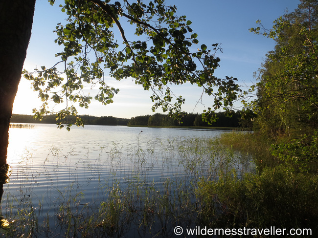 A sunny island in Lake Saimaa