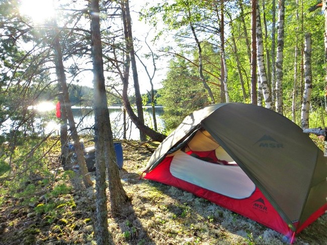 Wild camping in Finland